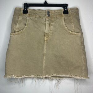 Free People Khaki Skirt